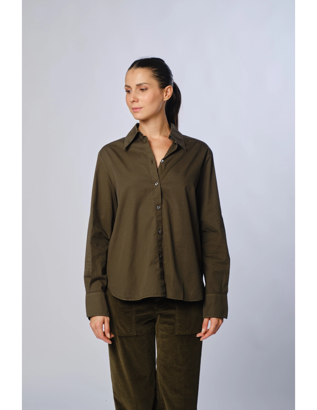 Poplin folder shirt